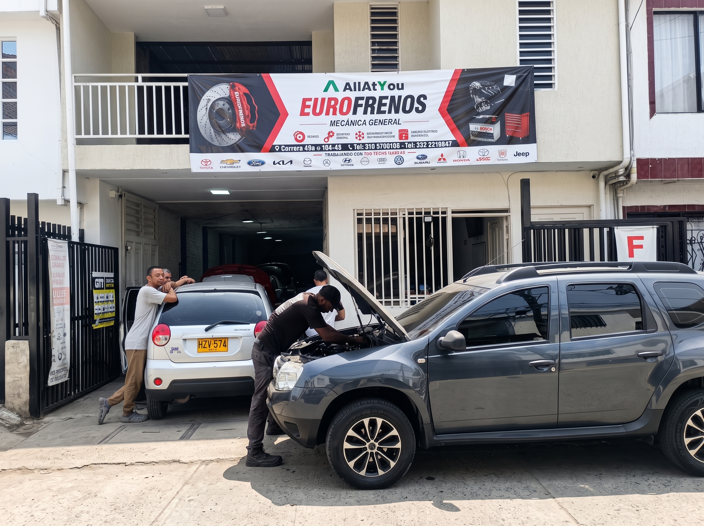 Fachada e instalaciones de Eurofrenos AllAtYou, Cali